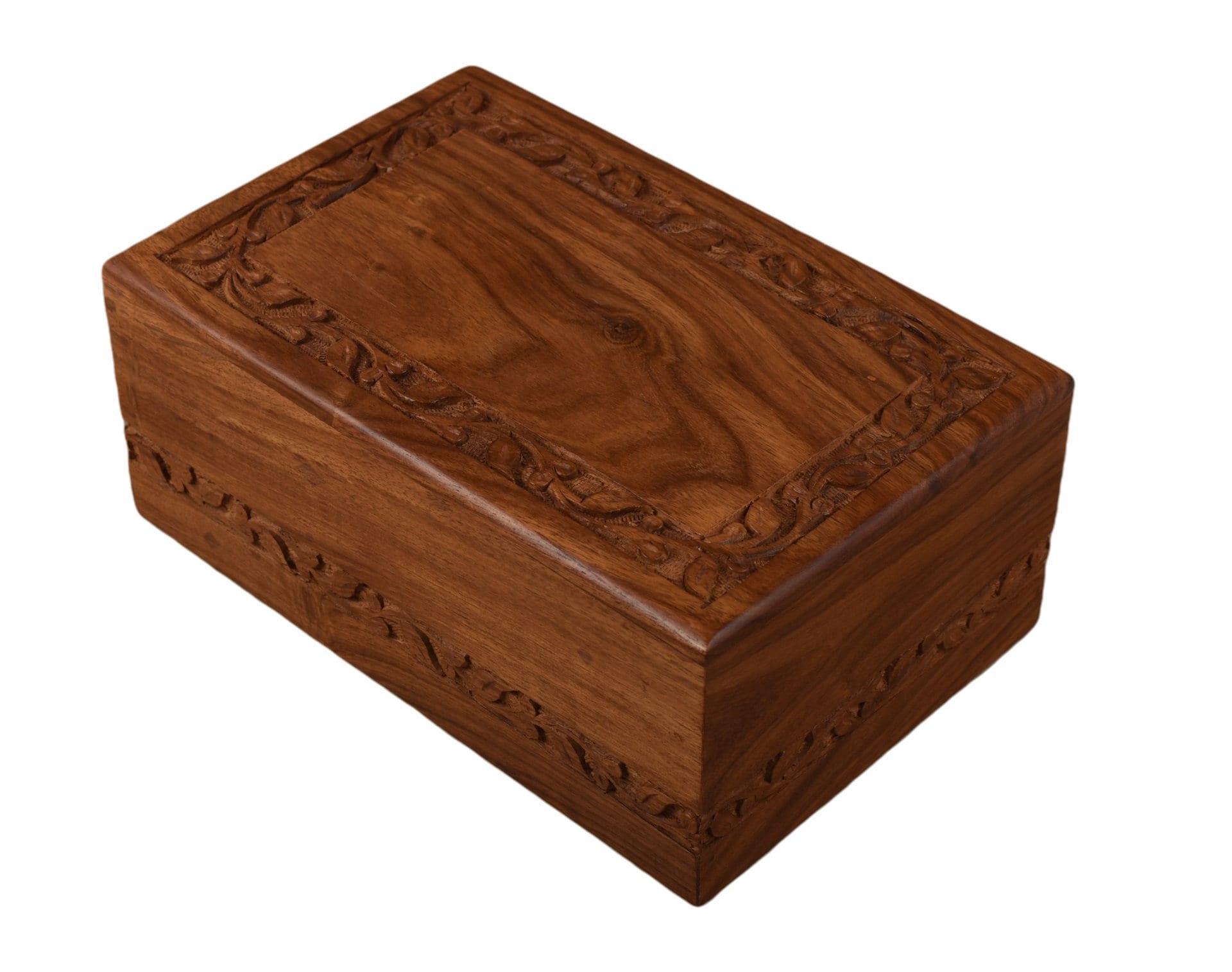 Hardwood Casket Ashes Urn Adult Cremation Box For Human Or Pet Etsy