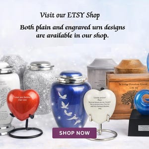 Personalised MDF Wood Urn for Ashes, Adult Memorial Casket, Beach sunset design image 5