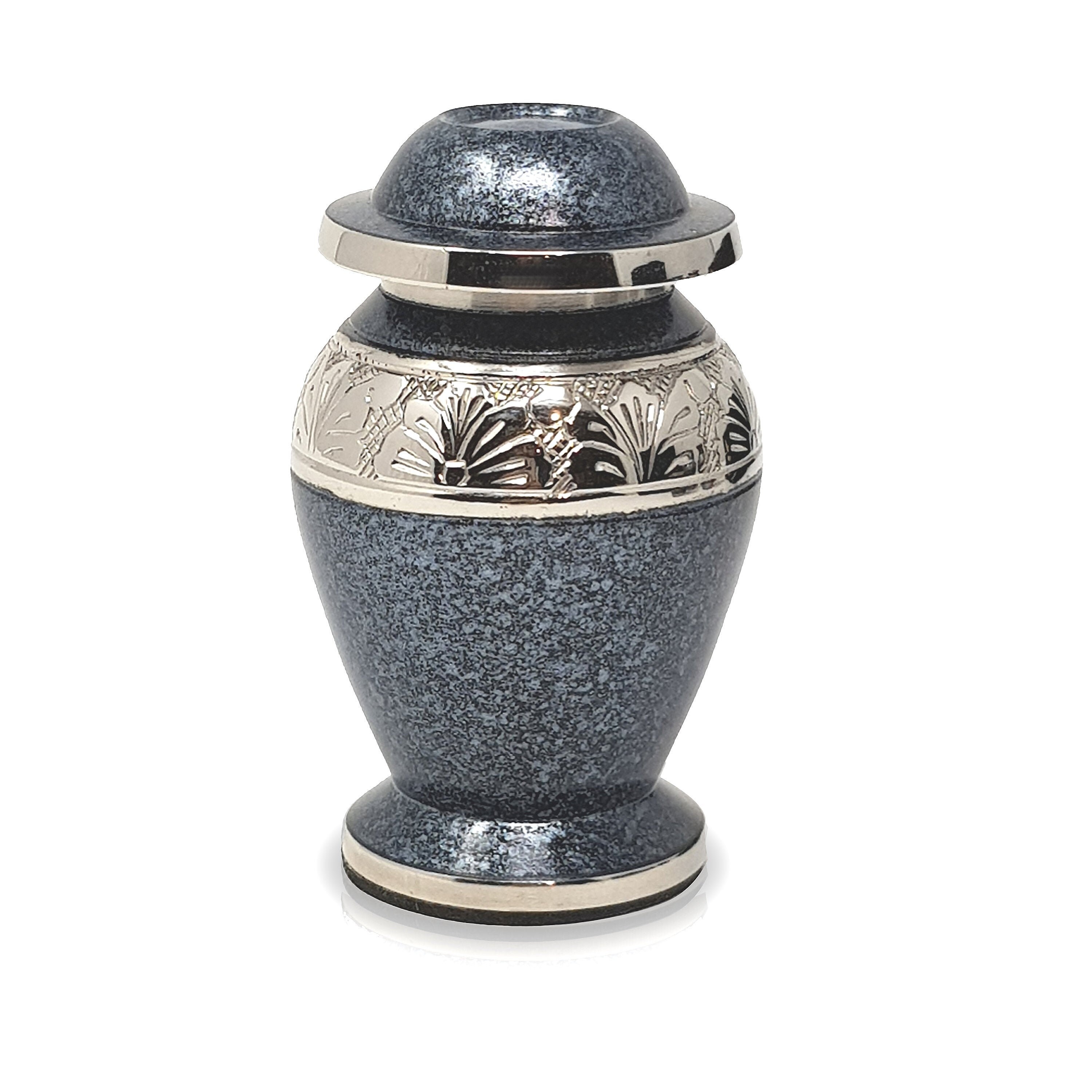 Mini Urn for Ashes Keepsake Cremation Funeral Urn Grey and Etsy UK