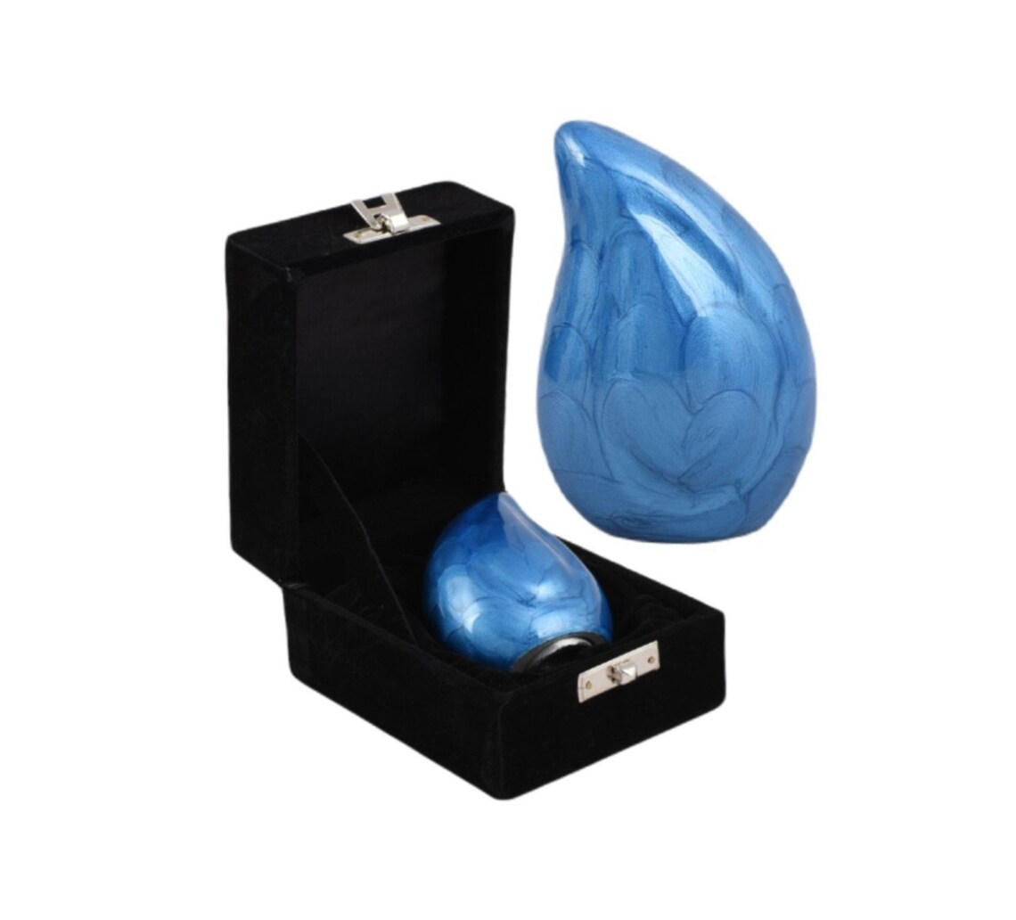 Mini urn for ashes teardrop keepsake cremation funeral urn Etsy