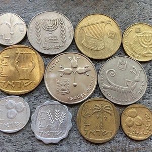 Israel Coin Lot / 11 Different Coins