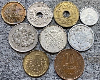 Vintage Japan Coin lot