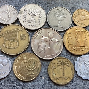 Israel Coin Lot / 11 Different Coins