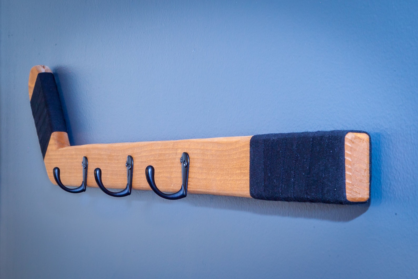 Hockey Stick coat rack hanger. Optional Colors. It is great Etsy