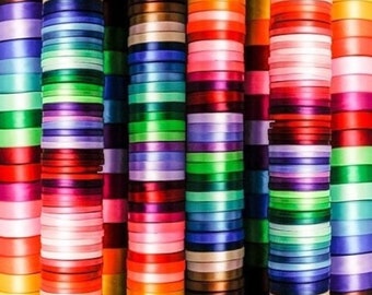 Satin Ribbon 6mm 12mm 25mm - 5 meters