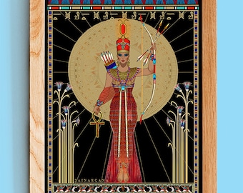 NEITH | Neith Print | Egyptian Goddess | Ägyptische Göttin | Déesse égyptienne | Dea egizia |