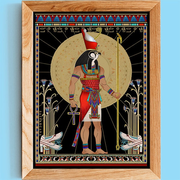 HORUS | Horus-afdruk | Egyptische God | Gyptischer Gott | Dieu Egypte | Dio egizio |