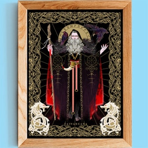 ODIN | AllFather Print | Norse God | Nordischer Gott | Dieu nordique | Dio nordico |