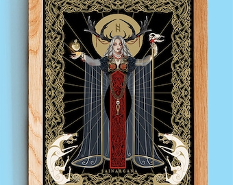 HEL | Hel Print | Norse Goddess | Nordische Göttin | Déesse nordique | Dea norrena |