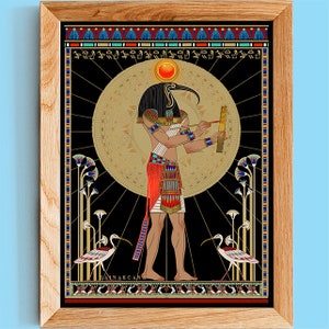 THOTH | Tehuti Print | Egyptian God |  Ägyptischer Gott | Dieu égyptien | Dio egizio |