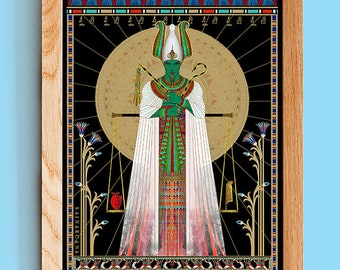 OSIRIS | Osiris Print | Egyptian God |  Ägyptischer Gott | Dieu égyptien | Dio egizio |