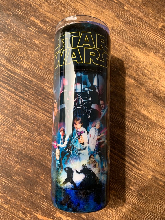 Glow in the dark Star Wars galxay tumbler