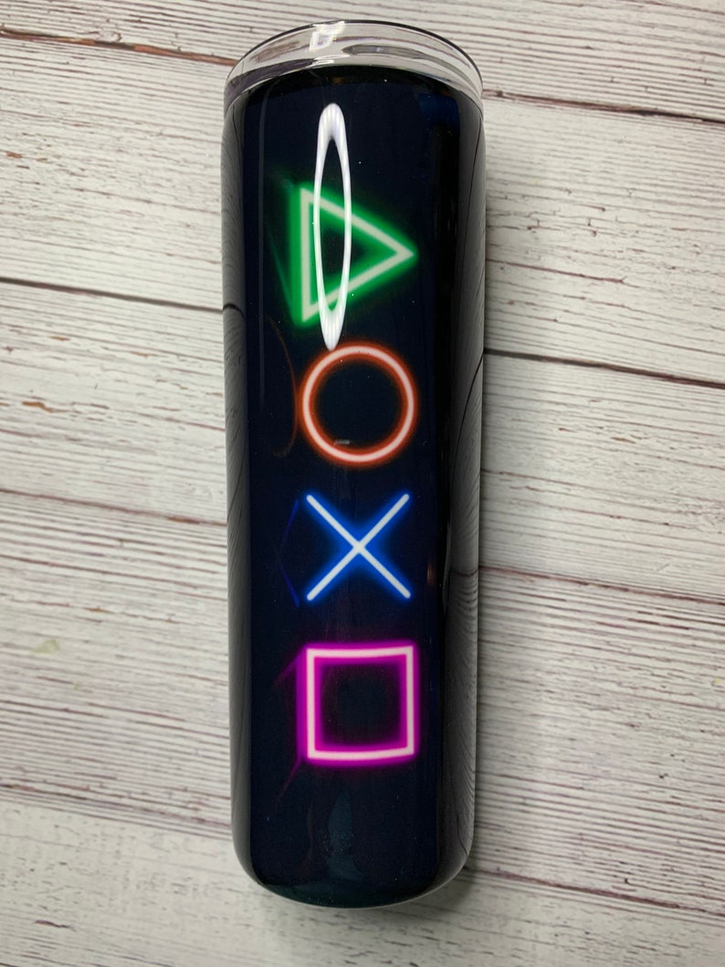 Playstation Tumbler Gaming Tumbler Custom Tumbler Etsy Singapore