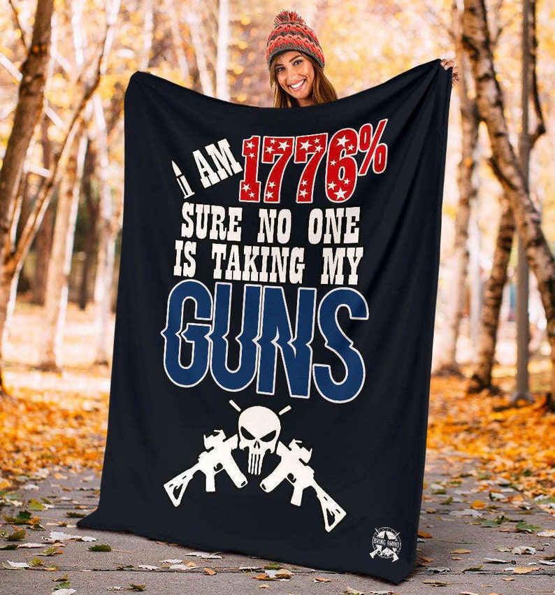 1776/% Sure No One Is Taking My Guns Ultra Soft Micro Fleece Blanket v2