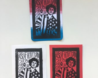 Abbie Hoffman Remember Abbie the Fight Goes on Modern Vintage  