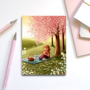 Carte de voeux fête des mères, carte fête des mères, tableau mère enfant, amour mère, bonjour printemps, carte printemps, fleurs