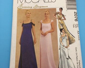 Mccalls Sewing Pattern 9225 Evening Elegance Women's Misses Lined Evening  Dress 2 Lengths & Scarf Size 4-6-8 - Complete and Uncut - Etsy UK