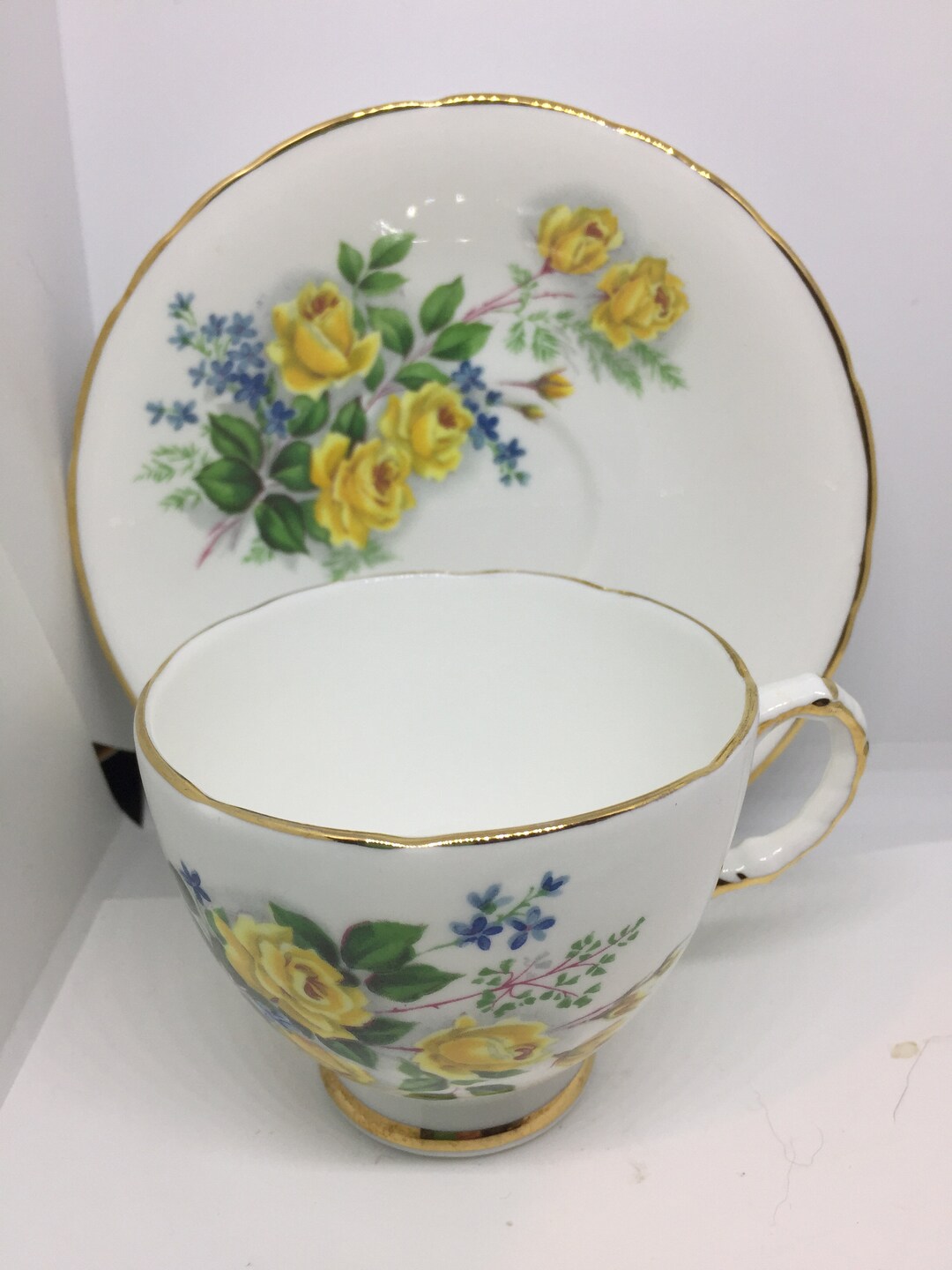 Vintage Royal Trent Fine Bone China Teacup and Saucer Made in ...