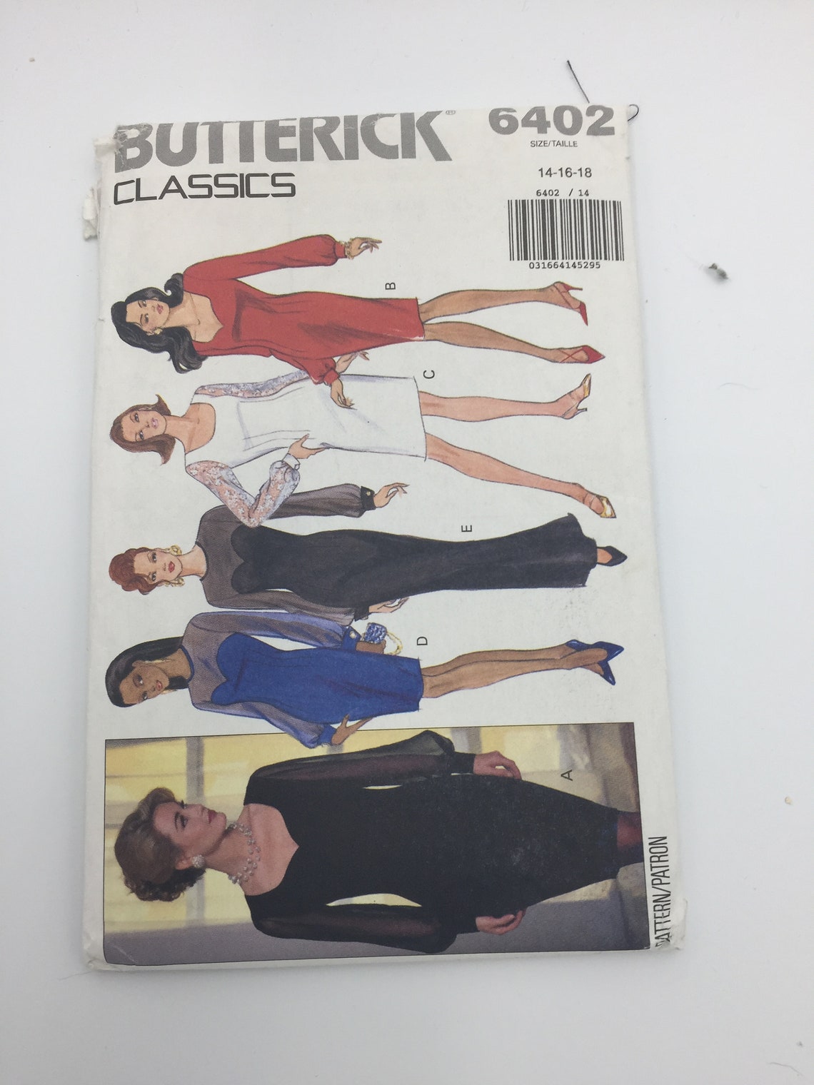 6402 Vintage 1992 Butterick Classics Sewing Pattern Etsy