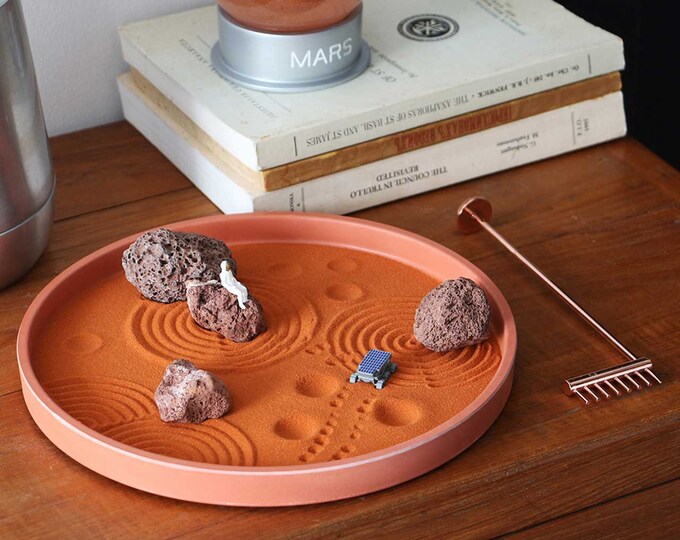 Desktop Zen Garden Kit Desktop Sand Garden Mini Moss Garden Etsy