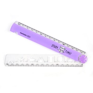 30cm Acrylic Folding Rulers & Stencils Neon Collection Neon Colours ...