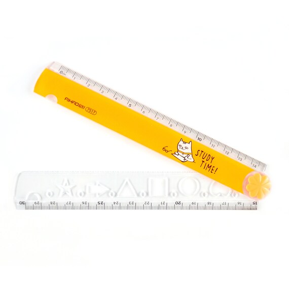 7pcs Assorted Colors, Kids Ruler for School with Centimeters and Inches,  Plastic Standard Ruler