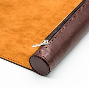 Dice Box Storage Case Tray PU Leather Sponge Portable For Travel Black Hex