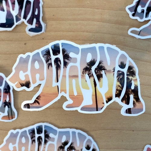 California Bear Wall Art Metal Sign C53 Etsy