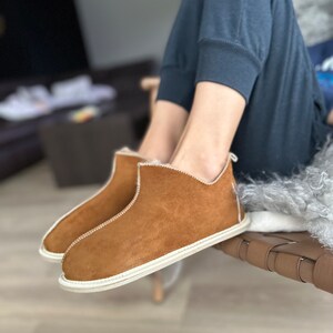 Slippers for children, Sheepskin slippers,  Kids Boots, Warm booties, Cosy puppet, House slippers, Black Friday  Christmas Gift