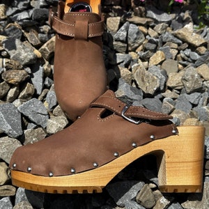 Women&#39;s clogs, Brown clogs, Leather clogs, Comfortable clogs, Orthopedic clogs, Summer sandals, Sale Black Friday  Christmas Gift