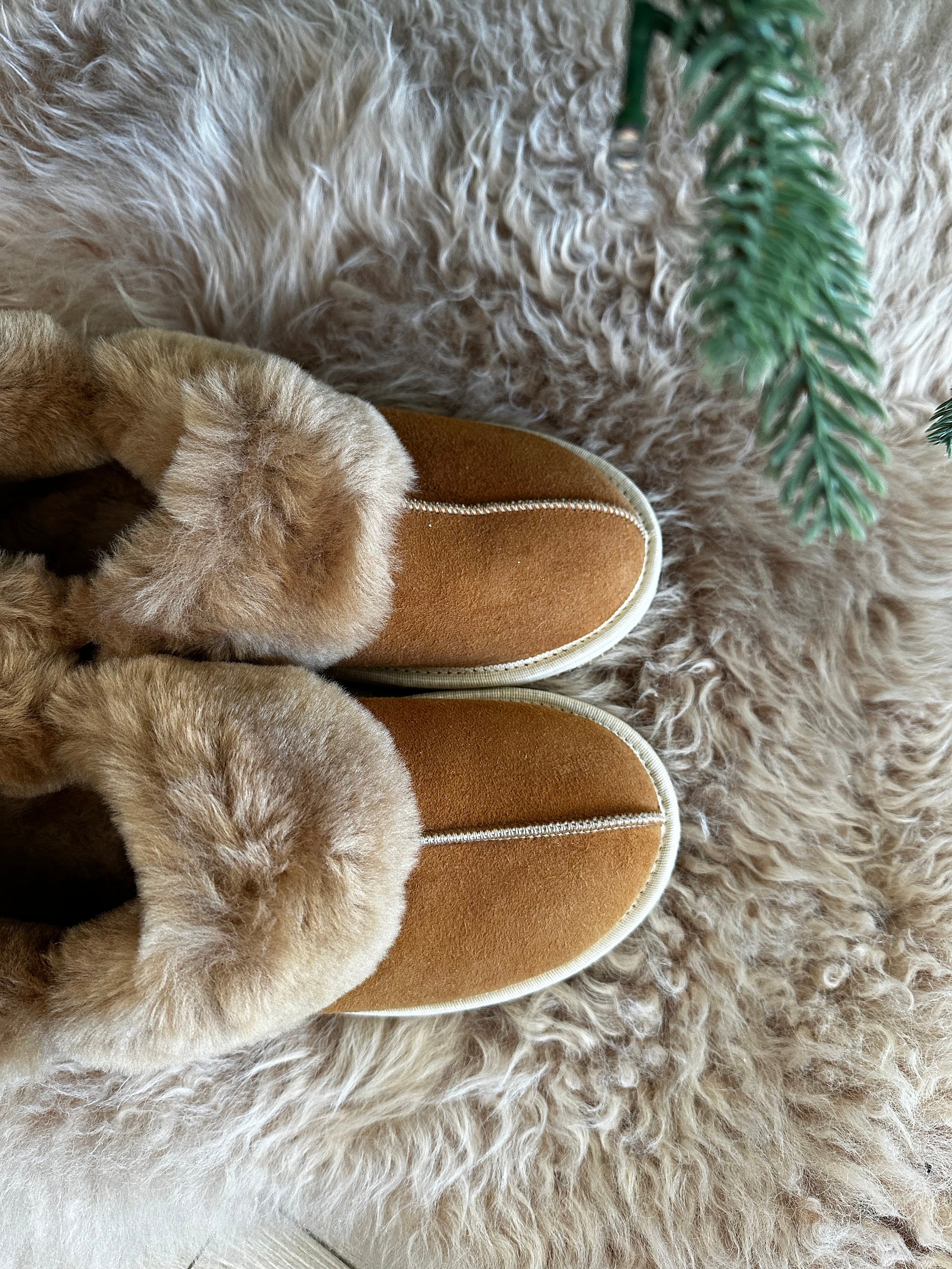 Zapatillas de piel de oveja, zapatillas de lana, zapatillas de piel, zapatillas de cuero, mocasines cálidos para hombres, botas de invierno, zapatilla