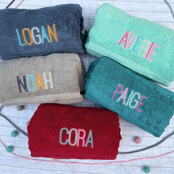 Personalized Toddler Boy Bath Towel Etsy