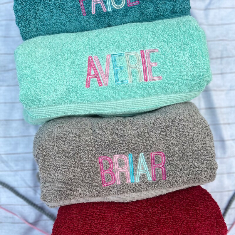 Girl Bath Towel - Etsy