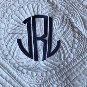 Customized Embroidered Baby Blanket | Personalized Monogrammed Heirloom Quilt | Gift for Baby, Baby Shower, Newborn, Nursery Decor