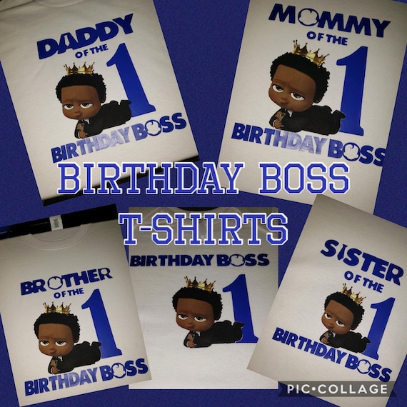 boss baby birthday shirts