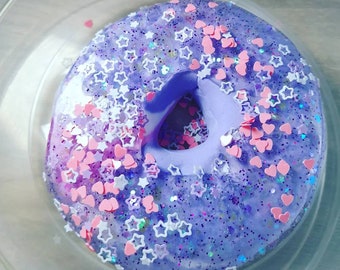 Parma violet  glazed donut  diy