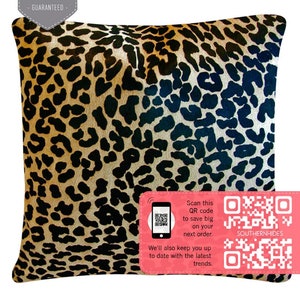 Animal Print Cowhide Pillow
