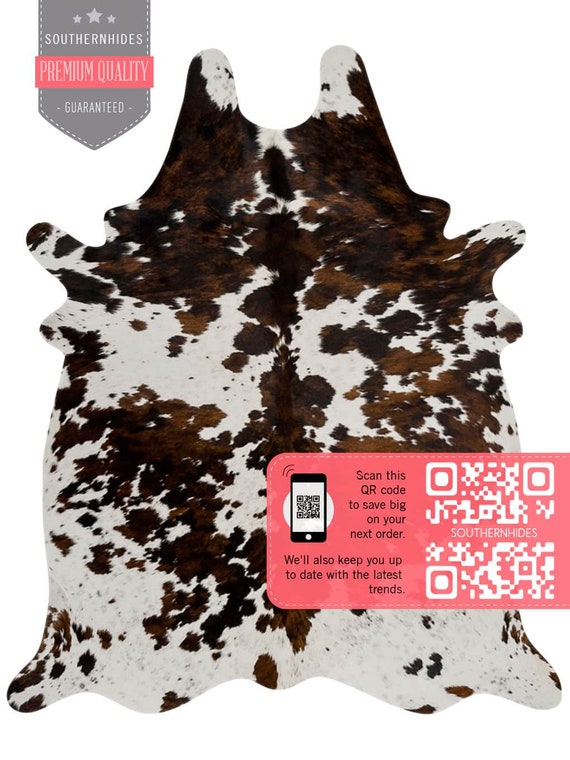 Longhorn Cowhide Rug Texas Longhorn Hide Etsy