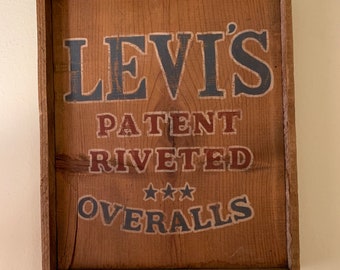 Levi Sign | Etsy