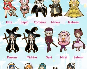 LIMITED Kazumi & Tart Magica Vinyl Stickers for Laptop Skateboard