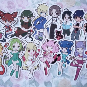 Tokyo Mew Mew Vinyl Stickers for Laptop Skateboard Console Water Bottle Computer