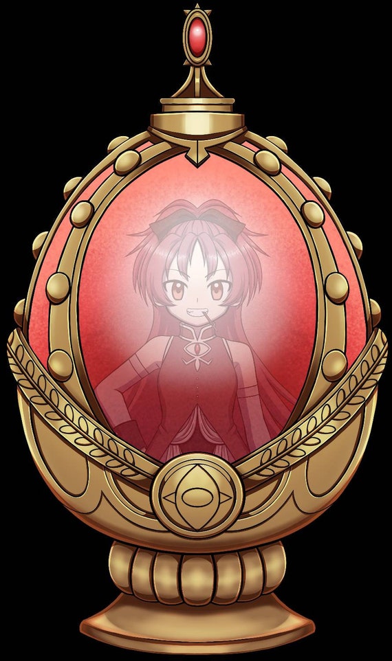 Madoka Magica Kyouko Sakura Soul Gem Vinyl Sticker for Laptop