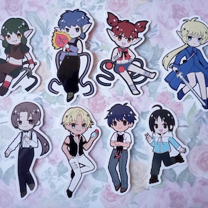 Tokyo Mew Mew Vinyl Stickers for Laptop Skateboard Console Water Bottle Computer image 3