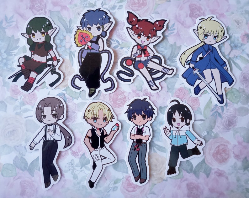 Tokyo Mew Mew Vinyl Stickers for Laptop Skateboard Console Water Bottle Computer image 3