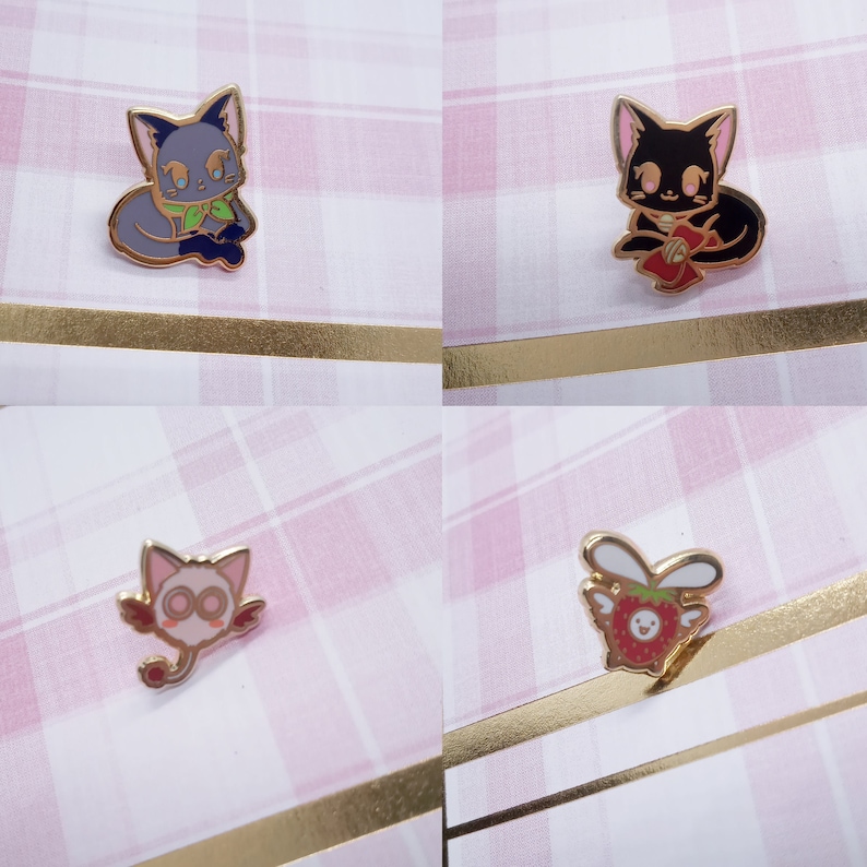 Tokyo Mew Mew Hard Emalj Pin - Ichigo Minto Retasu Purin Zakuro Ringo Berii Kisshu Pai Taruto Neko Alto Masha Ucha bild 10