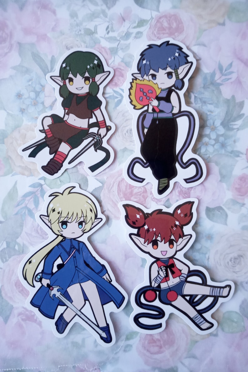 Tokyo Mew Mew Vinyl Stickers for Laptop Skateboard Console Water Bottle Computer image 6