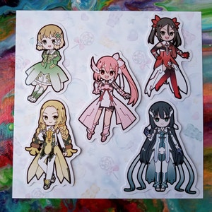 Yuki Yuna ist ein Held Vinyl Aufkleber für Laptop Skateboard Konsole Wasserflasche Computer