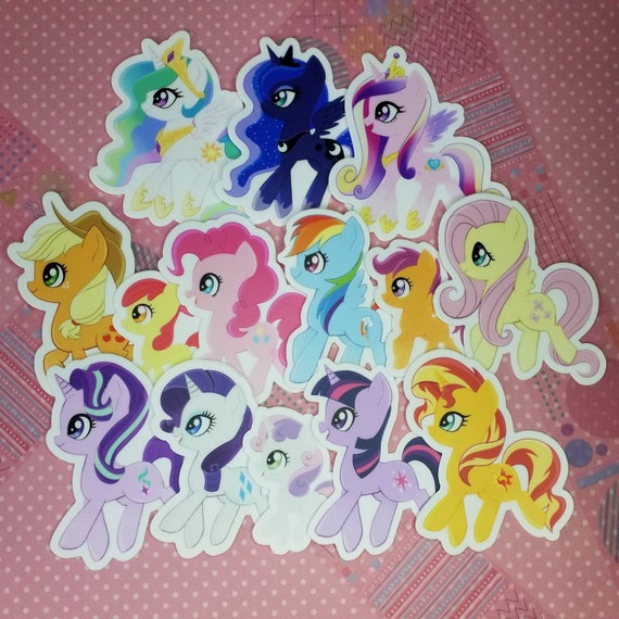 My Little Pony Friendship is Magic Vinyl Sticker Set Laptop