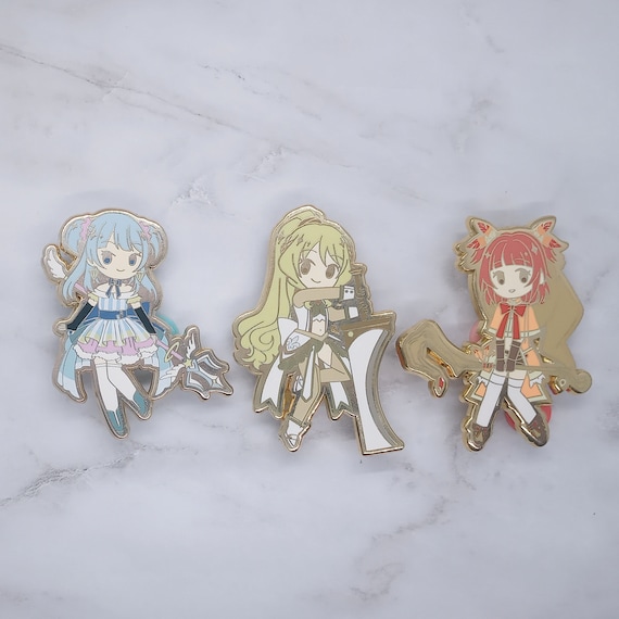 LIMITED Madoka Magica Magia Record Hard Enamel Pins - Holy Mami