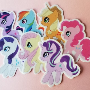 My Little Pony Friendship is Magic Vinyl Sticker Set Laptop Skateboard Computer Water Bottle Car